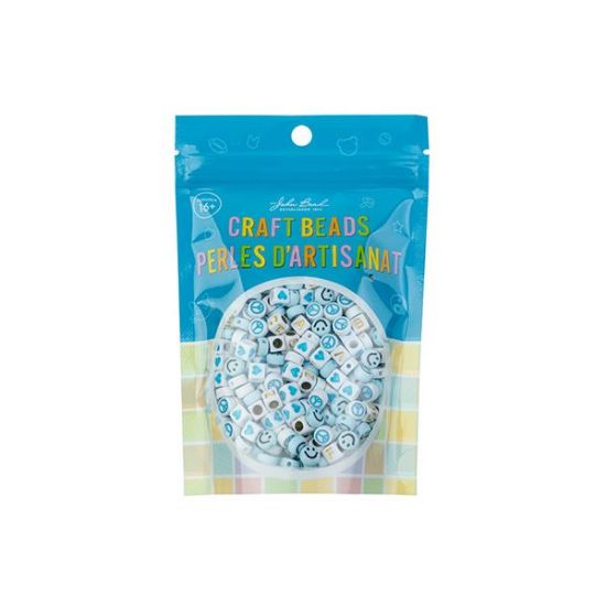 Picture of Craft Beads Mix Discs and Squares, Blue