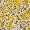 Picture of Craft Beads Mix Discs and Squares, Yellow
