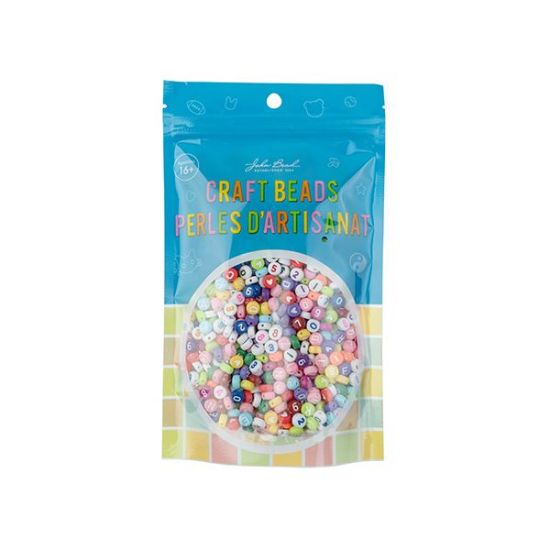 Picture of Craft Beads Mix Numbers and Letters, Multi-Color