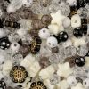 Picture of Craft Beads Star Mix, Black and White