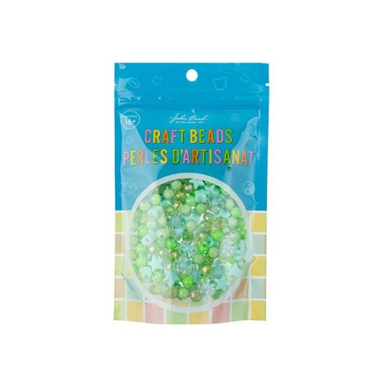 Picture of Craft Beads Star Mix, Green