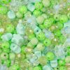 Picture of Craft Beads Star Mix, Green