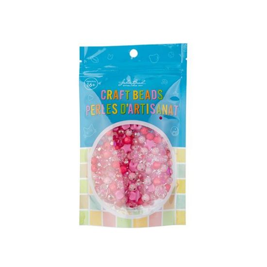 Picture of Craft Beads Star Mix, Pink