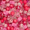 Picture of Craft Beads Star Mix, Pink
