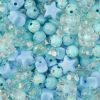 Picture of Craft Beads Star Mix, Blue