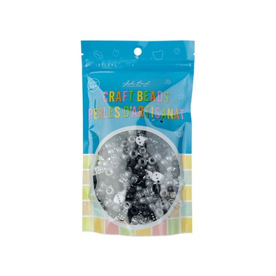 Picture of Craft Beads Pony Mix, Black and White