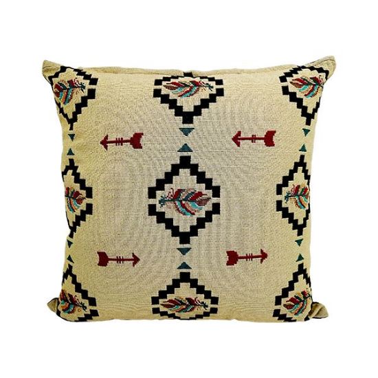 Picture of Pillow Native Feathers 18" x 18"