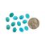 Picture of Stabilized Apache Blue Turquoise Cabochon, 7x9mm Oval