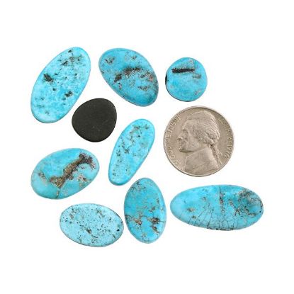 Picture of Sonoran Turquoise Blue Cabochon, Large Freeform