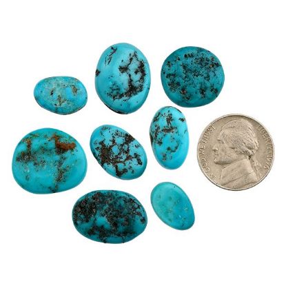 Picture of Sonoran Turquoise Blue Cabochon, Large and Medium Freeform