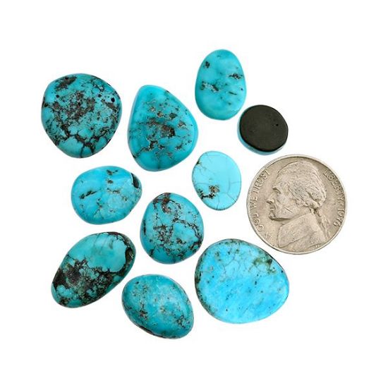 Picture of Sonoran Turquoise Blue Cabochon, Medium Freeform