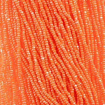 Picture of Preciosa CZech Seed Bead, 13/0 1-Cut Luster Orange