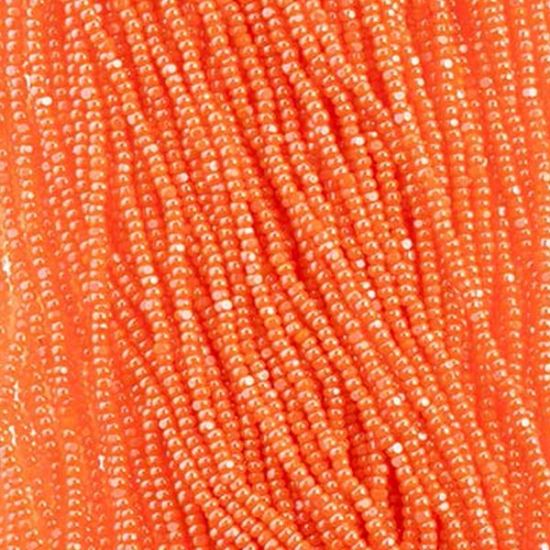 Picture of Preciosa CZech Seed Bead, 13/0 1-Cut Luster Orange