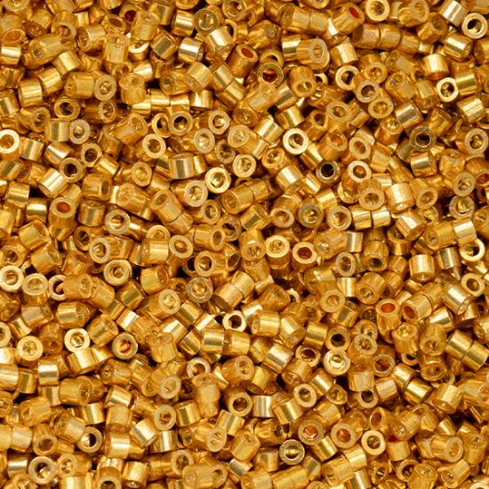 Picture of Cylin Gold Seed Bead Size 11, Approximately 25 Grams
