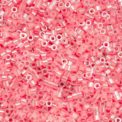 Picture of Cylin Ceylon Crystal Rose Cylinder Seed Bead Size 11, Approximately 25 Grams