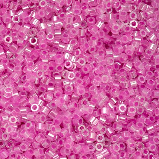 Picture of Cylin Ceylon Crystal Fuchsia Cylinder Seed Bead Size 11, Approximately 25 Grams