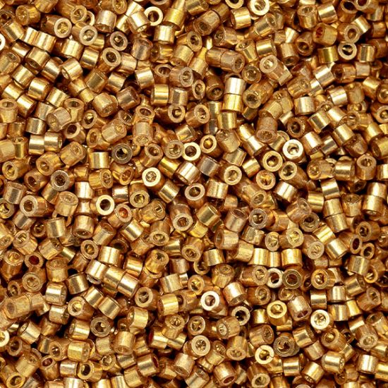 Picture of Cylin Opaque Toasted Caramel Cylinder Seed Bead Size 11, Approximately 25 Grams