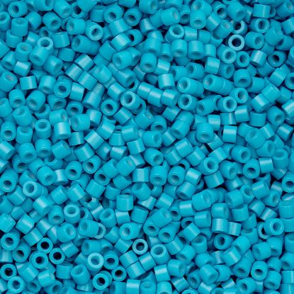 Picture of Cylin Dark Turquoise Blue Cylinder Seed Bead Size 11, Approximately 25 Grams