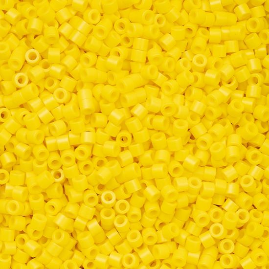Picture of Cylin Opaque Yellow Cylinder Seed Bead Size 11, Approximately 25 Grams