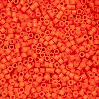 Picture of Cylin Opaque Orange Cylinder Seed Bead Size 11, Approximately 25 Grams