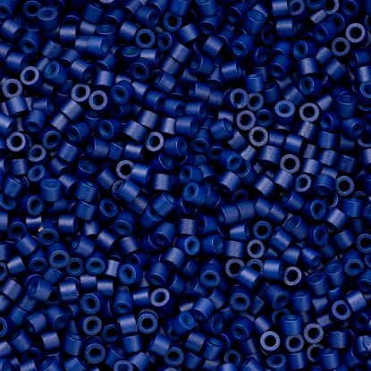 Picture of Cylin Opaque Cobalt Blue Cylinder Seed Bead Size 11, Approximately 25 Grams