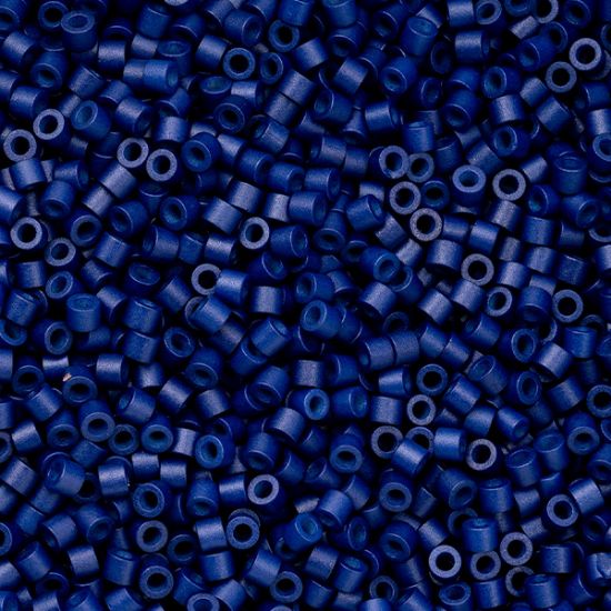 Picture of Cylin Opaque Cobalt Blue Cylinder Seed Bead Size 11, Approximately 25 Grams