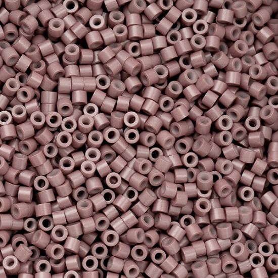 Picture of Cylin Opaque Mauve Cylinder Seed Bead Size 11, Approximately 25 Grams