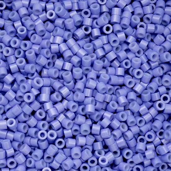 Picture of Cylin Opaque Cornflower Blue Cylinder Seed Bead Size 11, Approximately 25 Grams