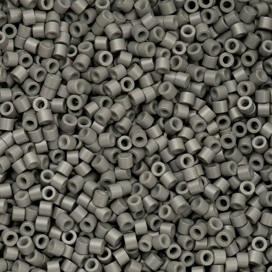 Picture of Cylin Opaque Grey Cylinder Seed Bead Size 11, Approximately 25 Grams