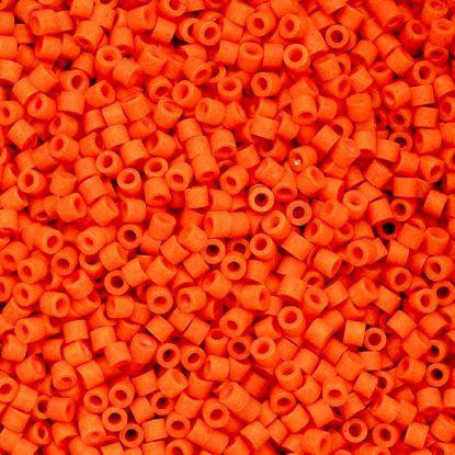 Picture of Cylin Matte Orange Cylinder Seed Bead Size 11, Approximately 25 Grams