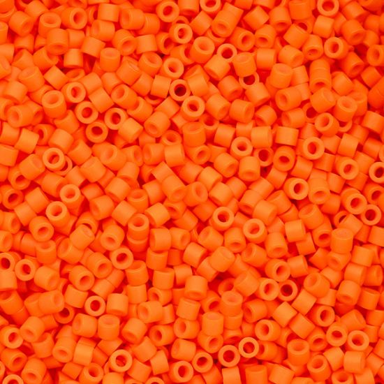 Picture of Cylin Opaque Mango Burst Cylinder Seed Bead Size 11, Approximately 25 Grams