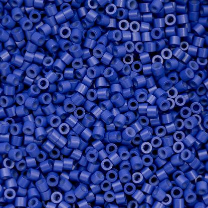 Picture of Cylin Opaque Royal Blue Cylinder Seed Bead Size 11, Approximately 25 Grams