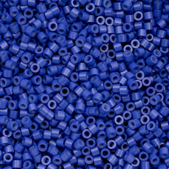 Picture of Cylin Opaque Royal Blue Cylinder Seed Bead Size 11, Approximately 25 Grams