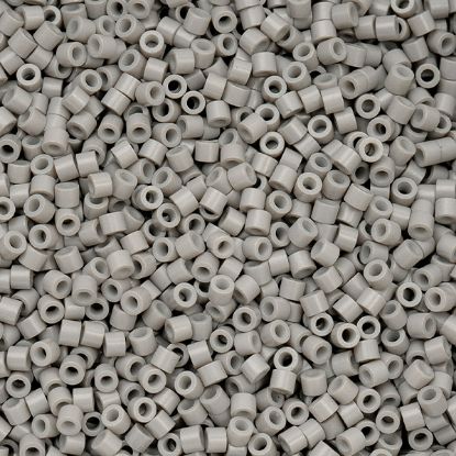 Picture of Cylin Opaque Dove Grey Cylinder Seed Bead Size 11, Approximately 25 Grams