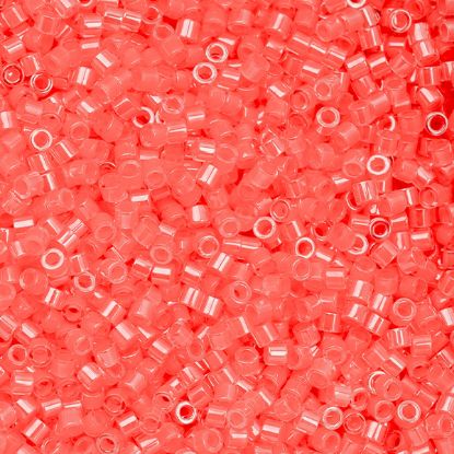 Picture of Cylin Neon Coral Cylinder Seed Bead Size 11, Approximately 25 Grams