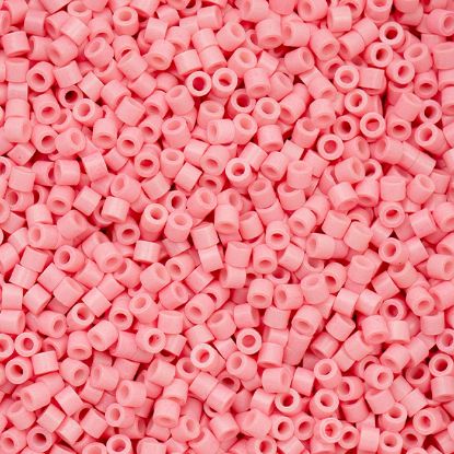 Picture of Cylin Opaque Pink Ceylon Cylinder Seed Bead Size 11, Approximately 25 Grams