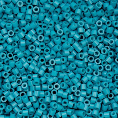 Picture of Cylin Opaque Blue Lagoon Cylinder Seed Bead Size 11, Approximately 25 Grams