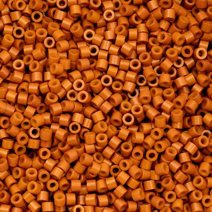 Picture of Cylin Opaque Pumpkin Orange Cylinder Seed Bead Size 11, Approximately 25 Grams