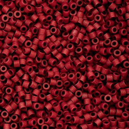 Picture of Cylin Opaque Claret Cylinder Seed Bead Size 11, Approximately 25 Grams