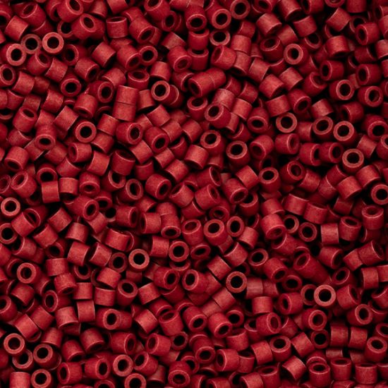 Picture of Cylin Opaque Claret Cylinder Seed Bead Size 11, Approximately 25 Grams
