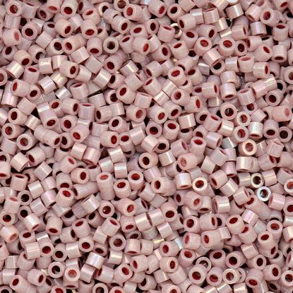 Picture of Cylin Opaque Light Lilac Aurora Borealis Cylinder Seed Bead Size 11, Approximately 25 Grams