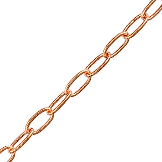 Picture of Copper Cable Stamped Bulk Chain 5.6mm<br />4 Foot Length