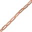 Picture of Copper Cable Bulk Chain 5.6x12.3mm<br />4 Foot Length