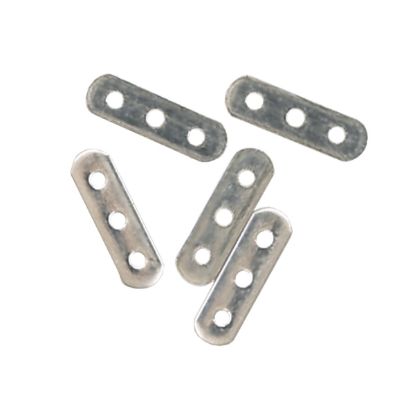 Picture of Sterling Silver 3 Hole Separator Bars 7x2mm<br />10 Bars