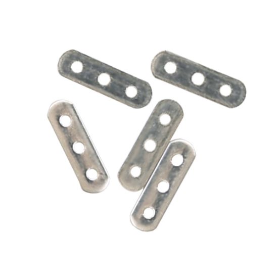 Picture of Sterling Silver 3 Hole Separator Bars 7x2mm<br />10 Bars