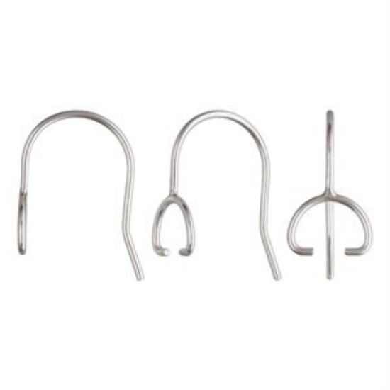 Picture of Sterling Silver Ear Wire .030", Fits 6-8mm Bead
