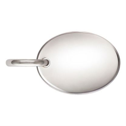 Picture of Sterling Silver Oval .020" Name Tag, 5.5x7.3mm