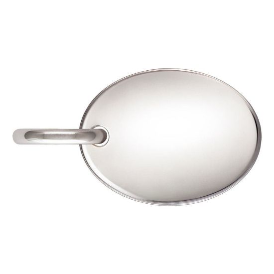 Picture of Sterling Silver Oval .020" Name Tag, 5.5x7.3mm