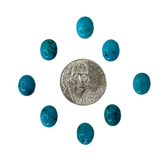Picture of Royal Beauty Turquoise Cabochon, 8x10mm Oval