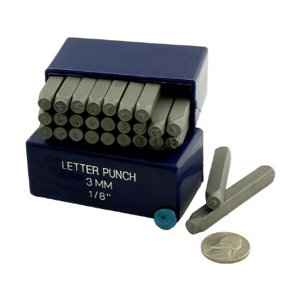 Picture of Alphabet Lowercase Stamp Set, Monoty 1/8", 27 pieces
